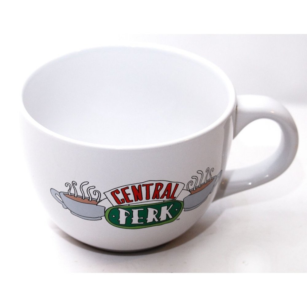 FRIENDS Central Perk Coffee Cappuccino Large Cup Mug NBC TV SHOW